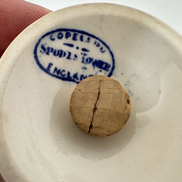 VTG Copeland Spode's Tower Blue/White Salt & Pepper Shakers Set 2.75" x 1.75" ea - Picture 9 of 12